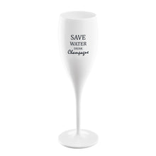 Įkelti nuotrauką į Galeriją, Taurė CHEERS No.1 &quot;SAVE WATER DRINK CHAMPAGNE&quot;, 100 ml
