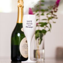 Įkelti nuotrauką į Galeriją, Taurė CHEERS No.1 &quot;SAVE WATER DRINK CHAMPAGNE&quot;, 100 ml
